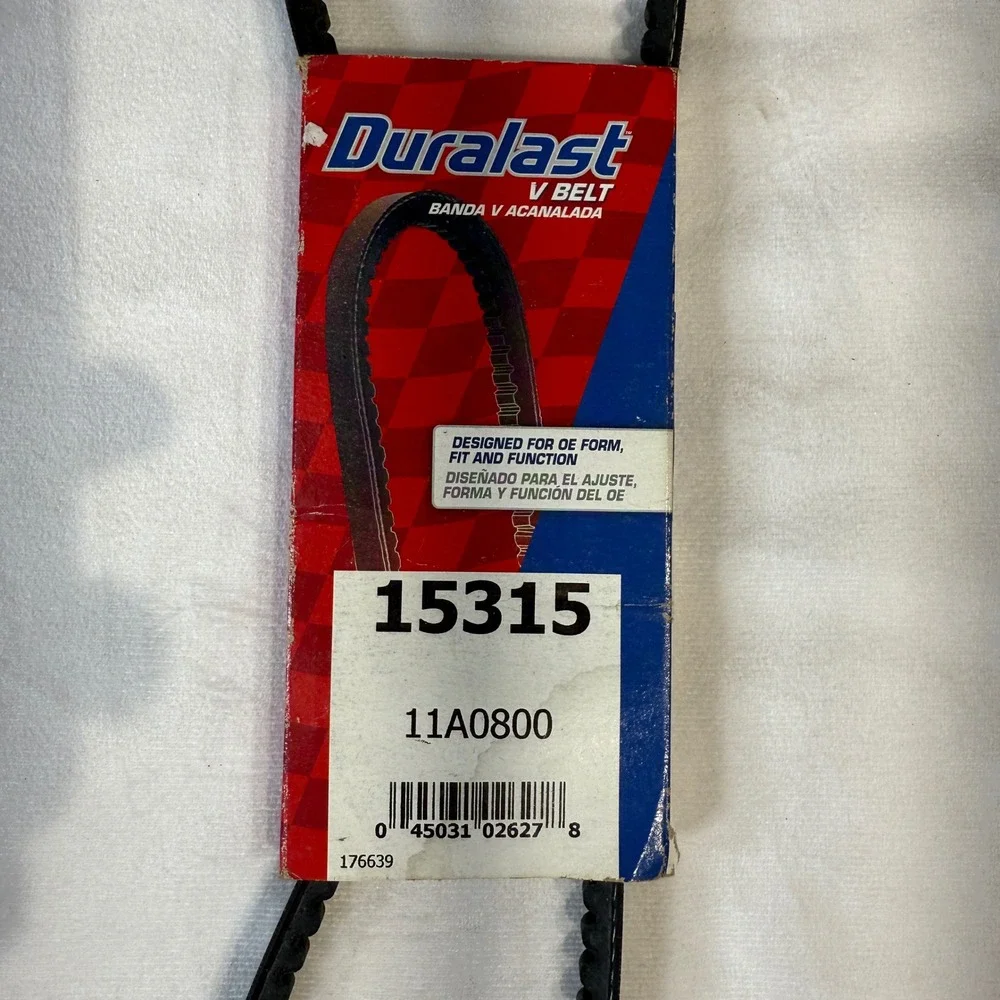 Duralast V Belt 15315 11A0800 V Ribbed Belt Designed for OE Form Fit Function